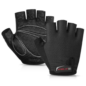 1 Pair Half Finger Anti-skid Bike Gloves