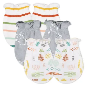 3-Pack Safari Pals Mitt Set