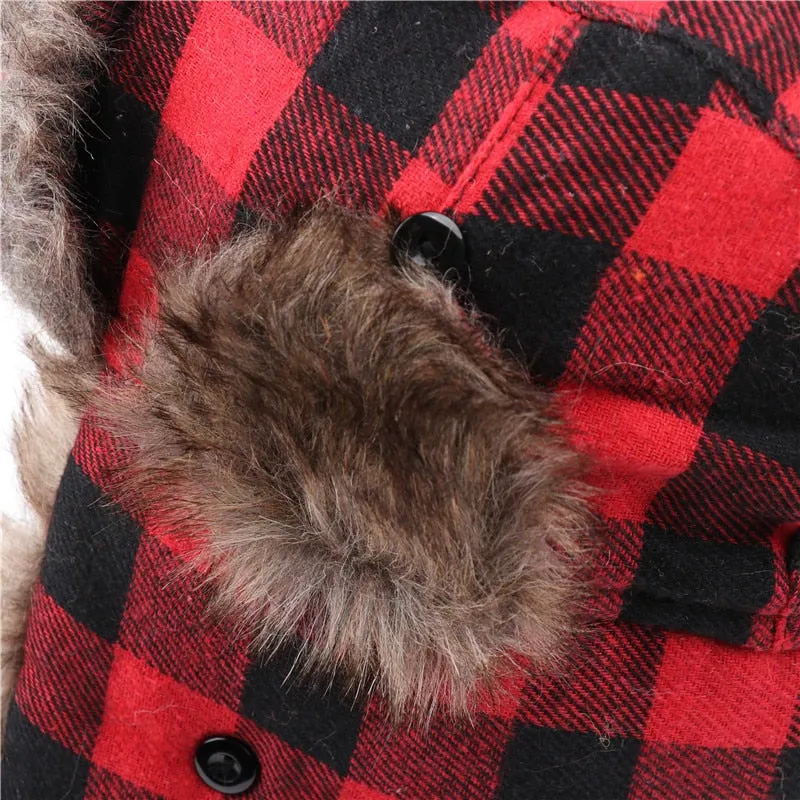 Ashore Shop Lumber Style Warm Winter Hat with Fur Style lining