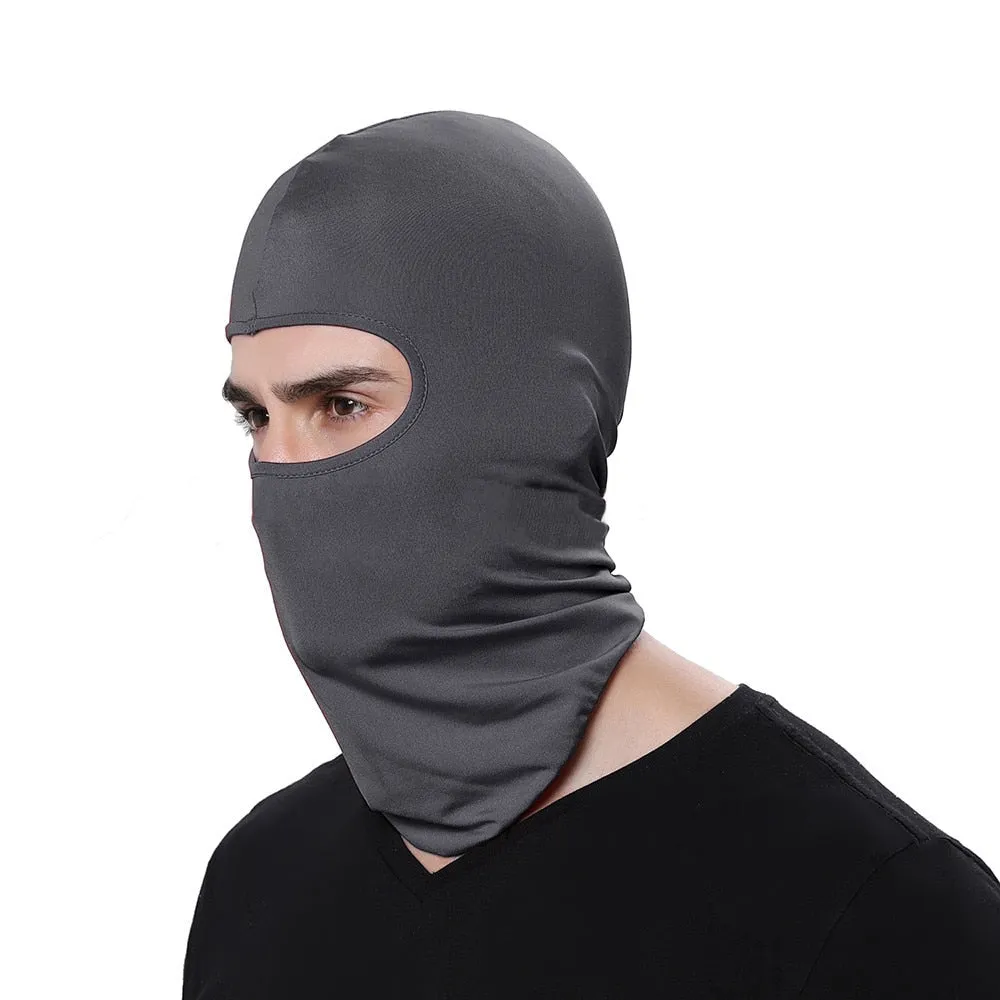 Balaclava Face Mask Lycra Tactical Face Shield Windproof Visage Full Face Scarf For Summer Cycling Ski Motorcycle Men and Women