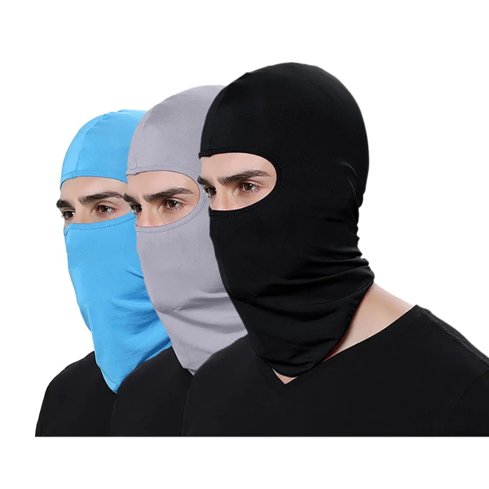 Balaclava Face Mask Lycra Tactical Face Shield Windproof Visage Full Face Scarf For Summer Cycling Ski Motorcycle Men and Women