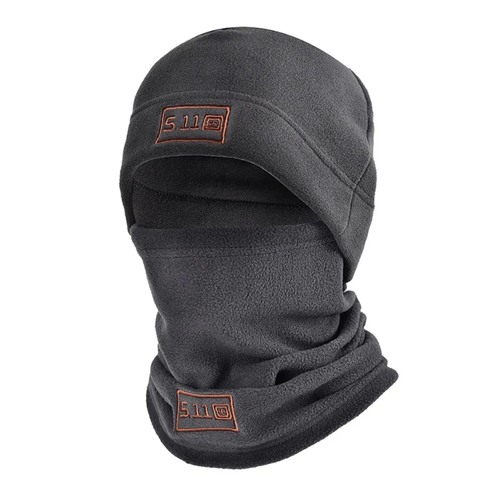 Balaclavas Winter Anti-cold Hat Polar Fleece Thicken Warmth Cap for Men Women Headgear Cycling Windproof Hat&scarf