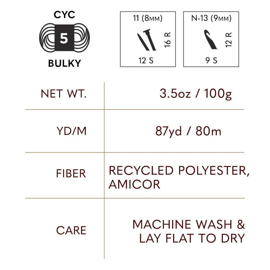 Basic Stitch Anti-Microbial Thick & Quick® Yarn