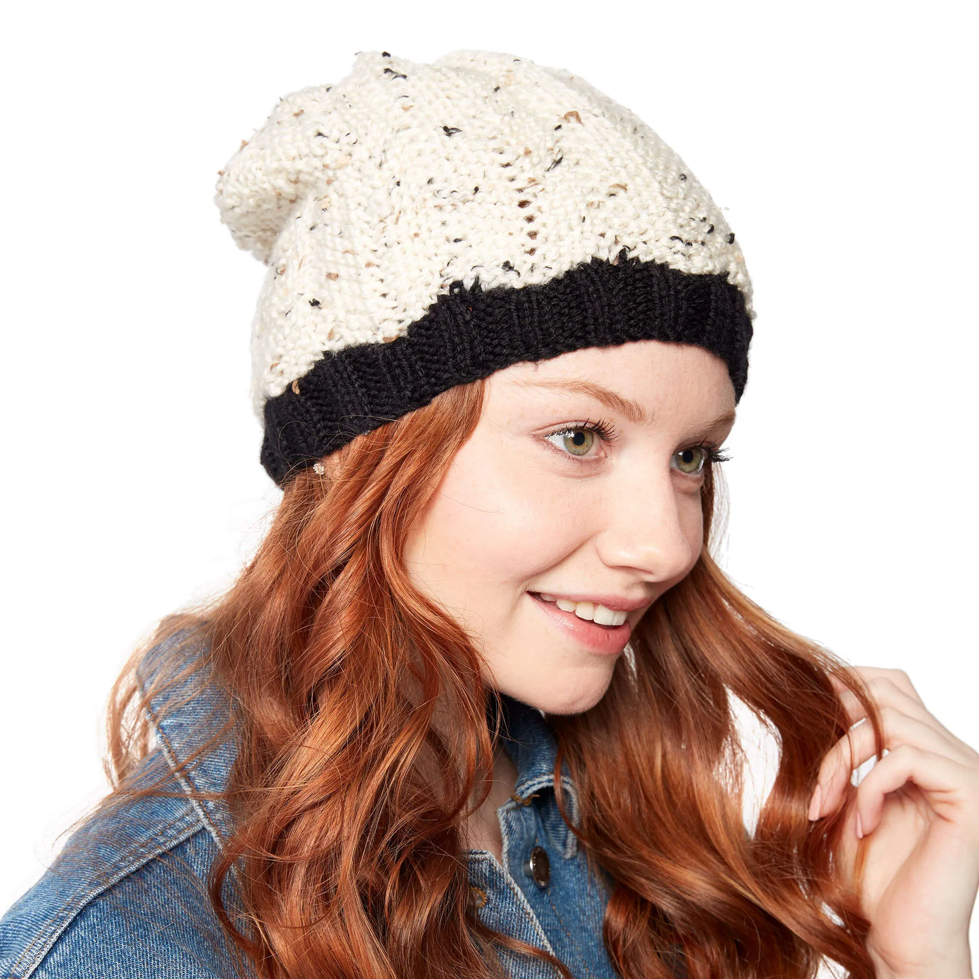 Bernat Wavy Knit Hat