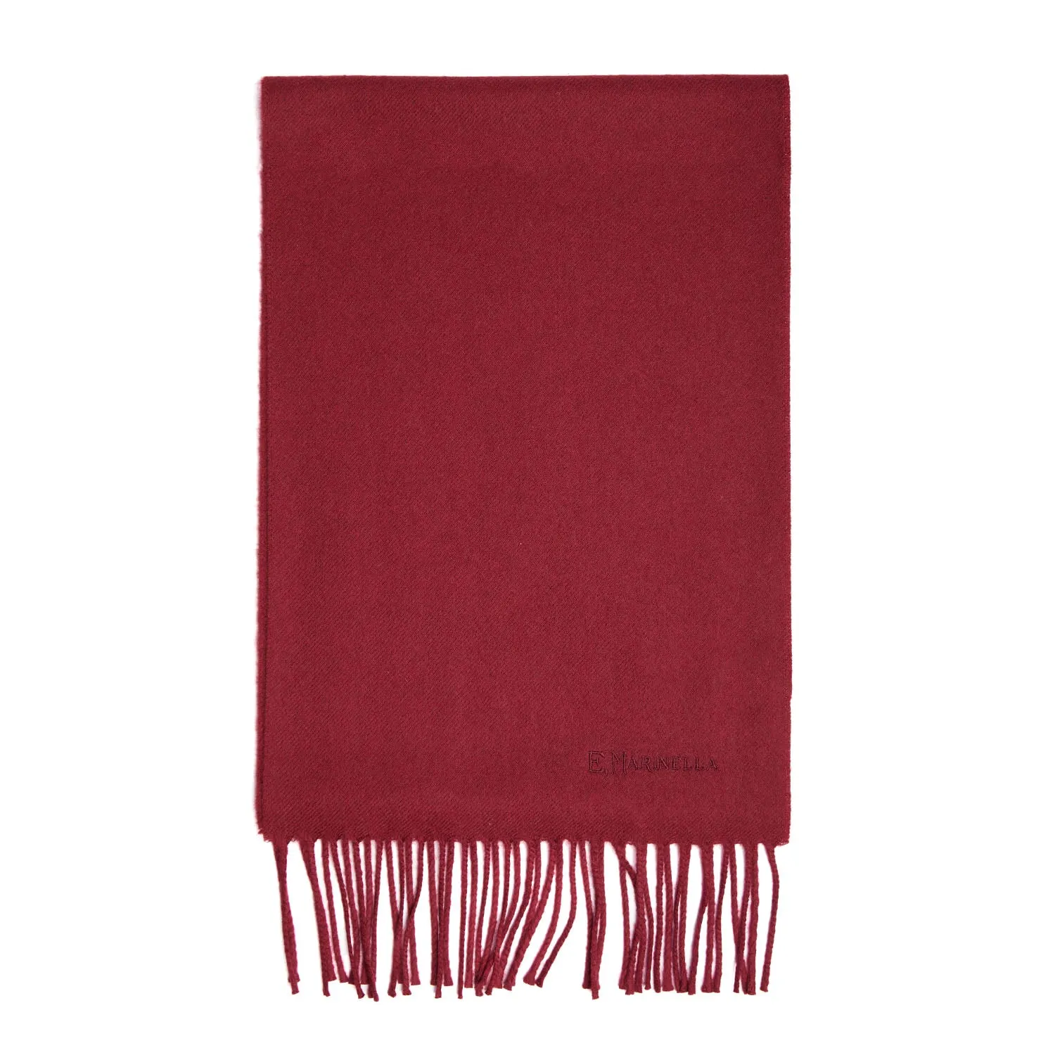 BURGUNDY SOLID SCARF