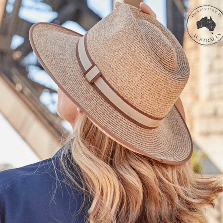 Canopy Bay by Deborah Hutton Royston Fedora - Camel