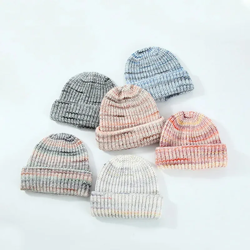 Containing Wool Knitted Cap Female Warm Autumn Winter Hat