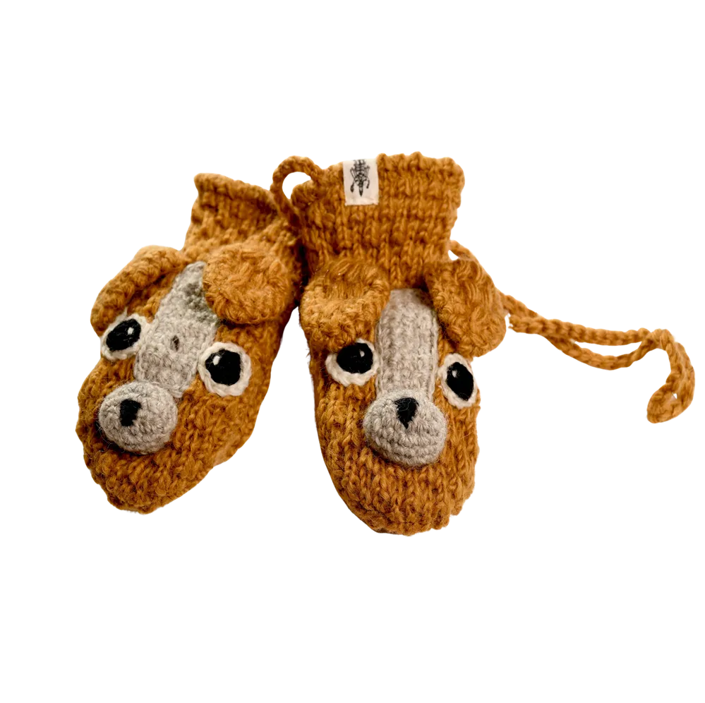 Crochet Lucy Puppy Mittens