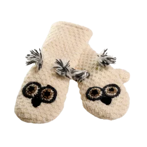 Crochet Owl Mittens