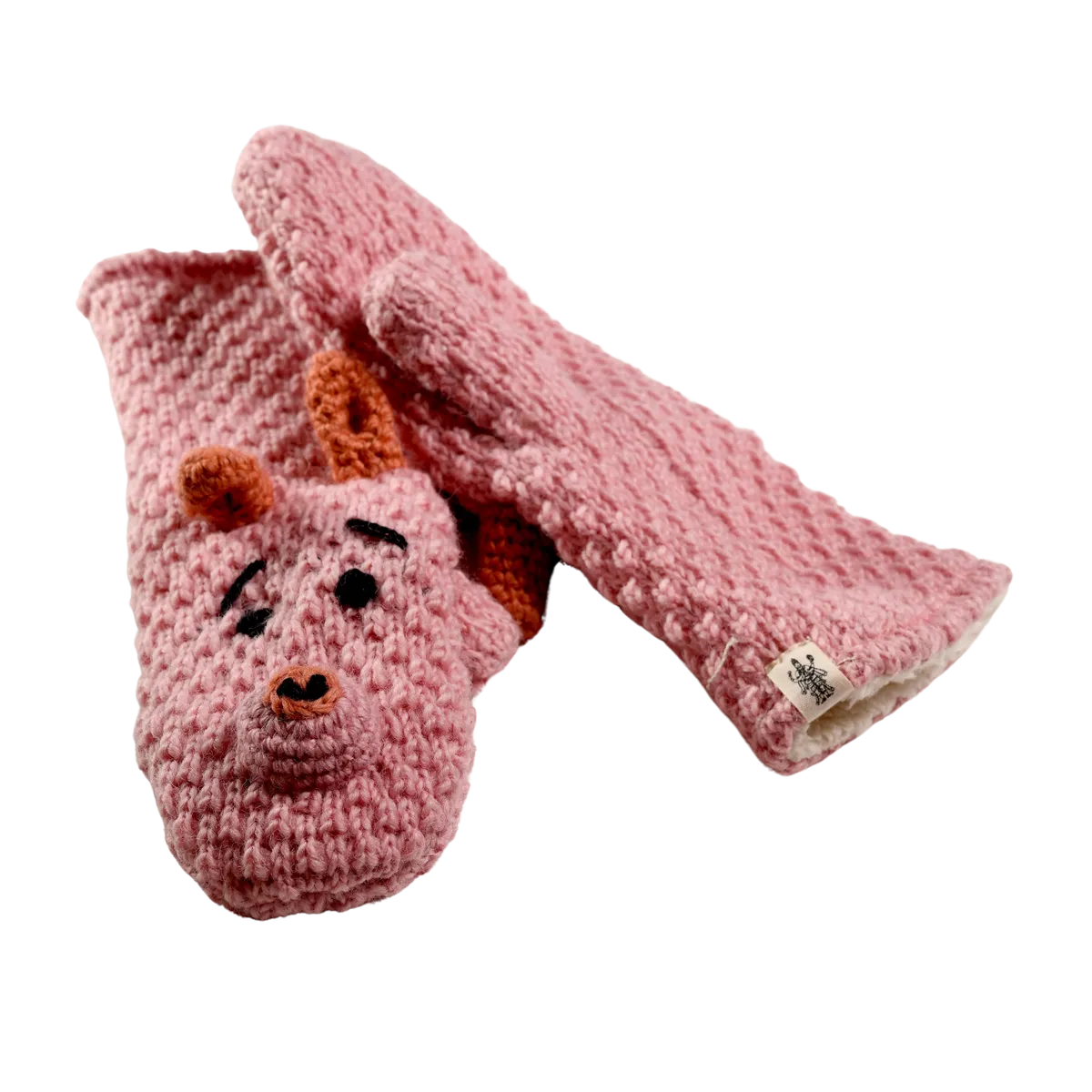 Crochet Piggy Mittens