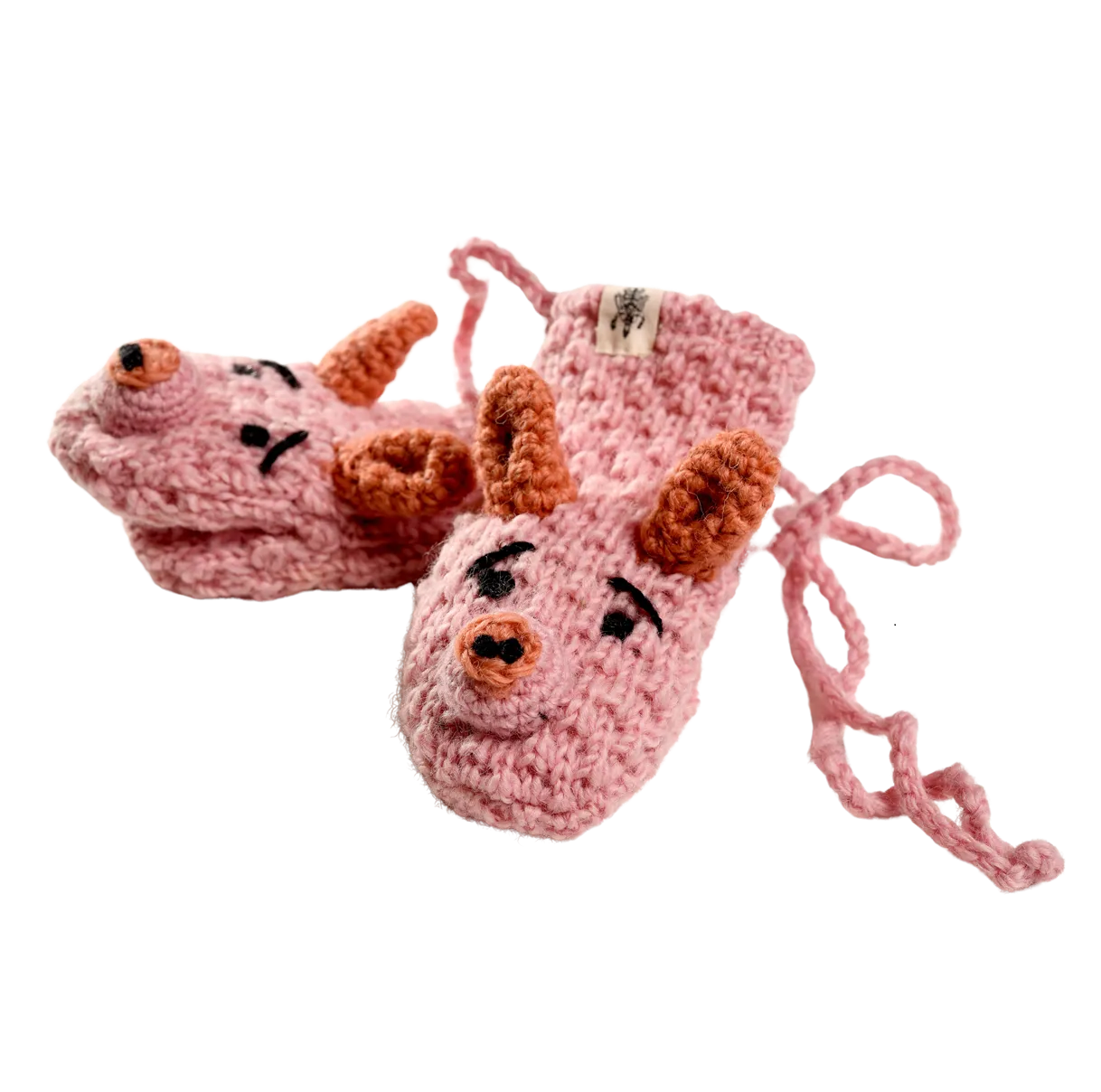 Crochet Piggy Mittens