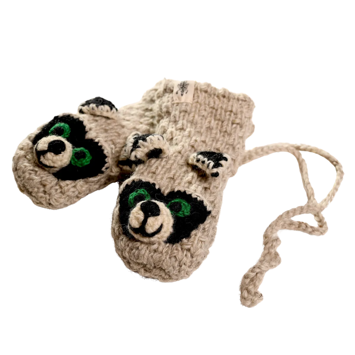 Crochet Rockey Racoon Mittens