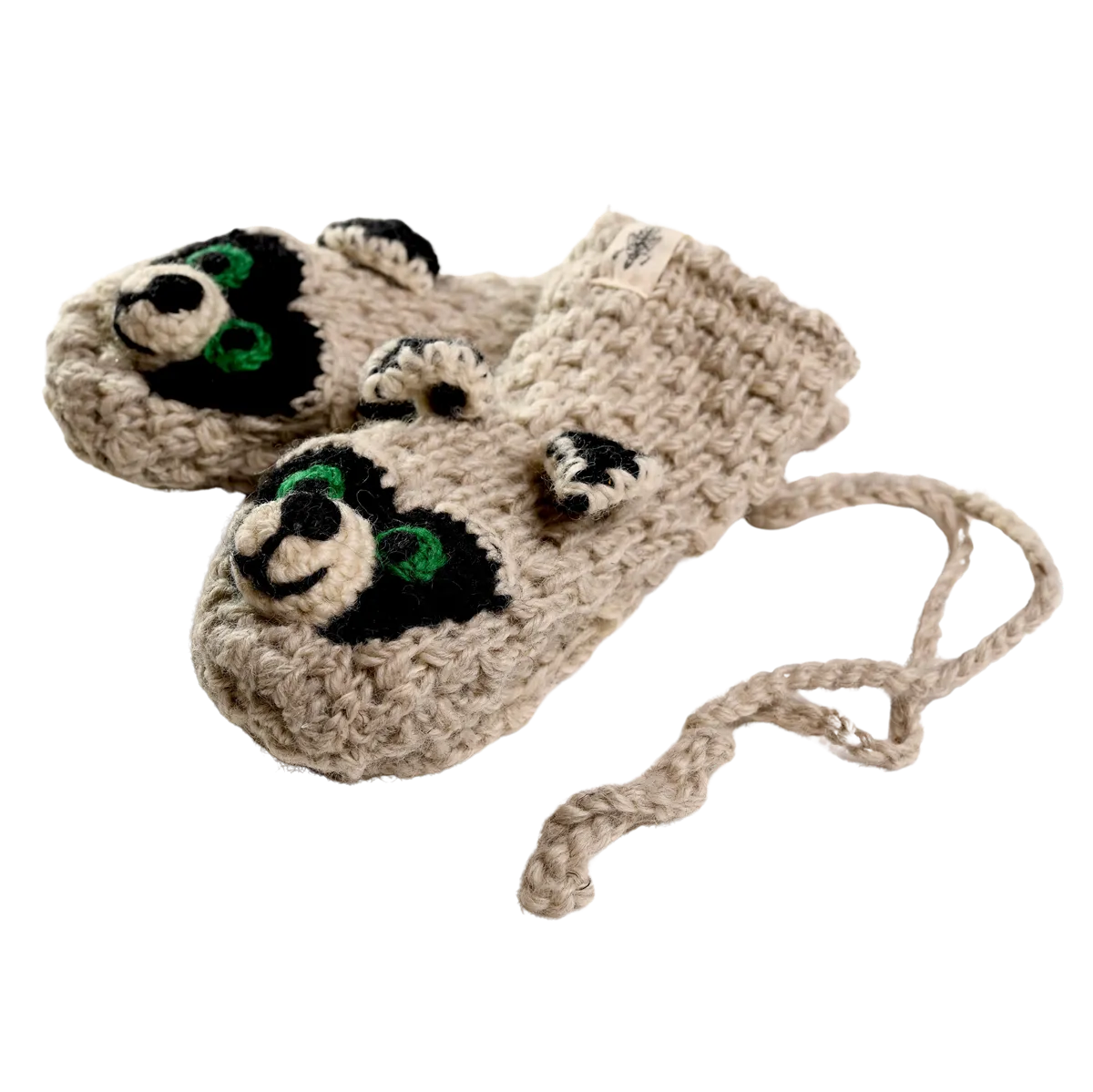 Crochet Rockey Racoon Mittens