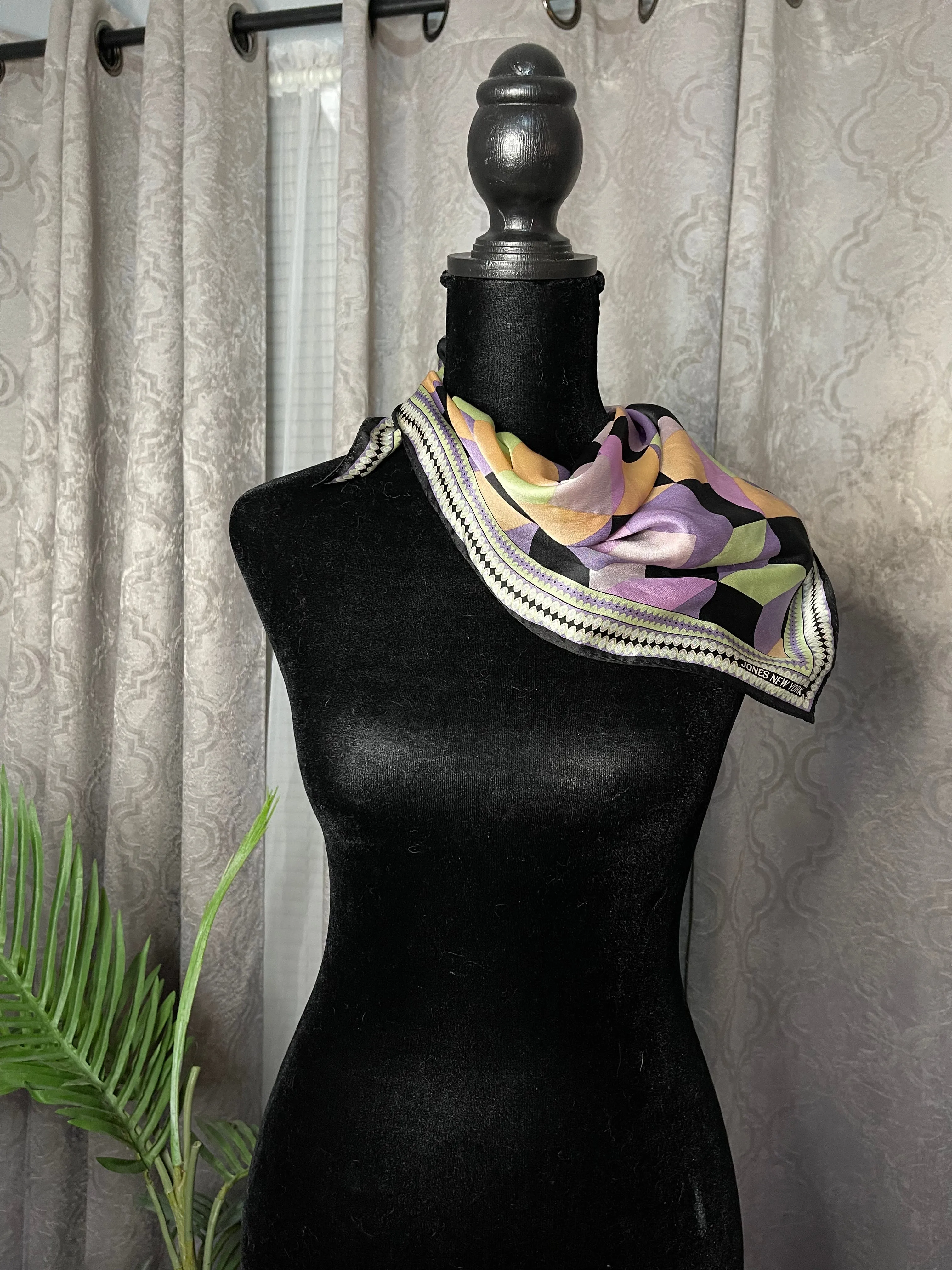 Designer Jones New York Silk Scarf