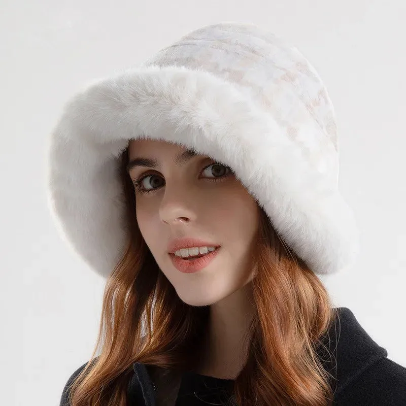 Fashion Bucket Fur Winter High Quality Warm Windproof Hat