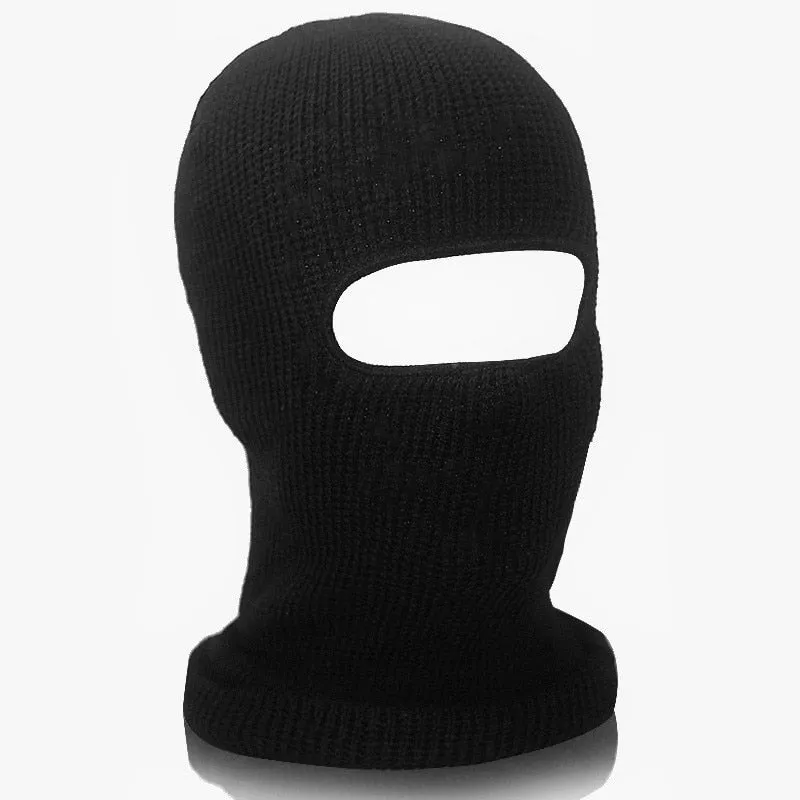 Full Face Cover Ski Mask Hat 3 Holes Balaclava Army Tactical CS Windproof Knit Beanies Bonnet Winter Warm Unisex Caps