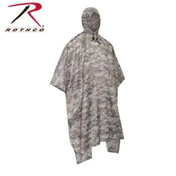 GI Type Military Rip-Stop Poncho