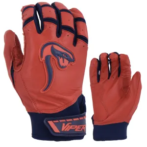 Grindstone Short Cuff Batting Glove - Red/Navy