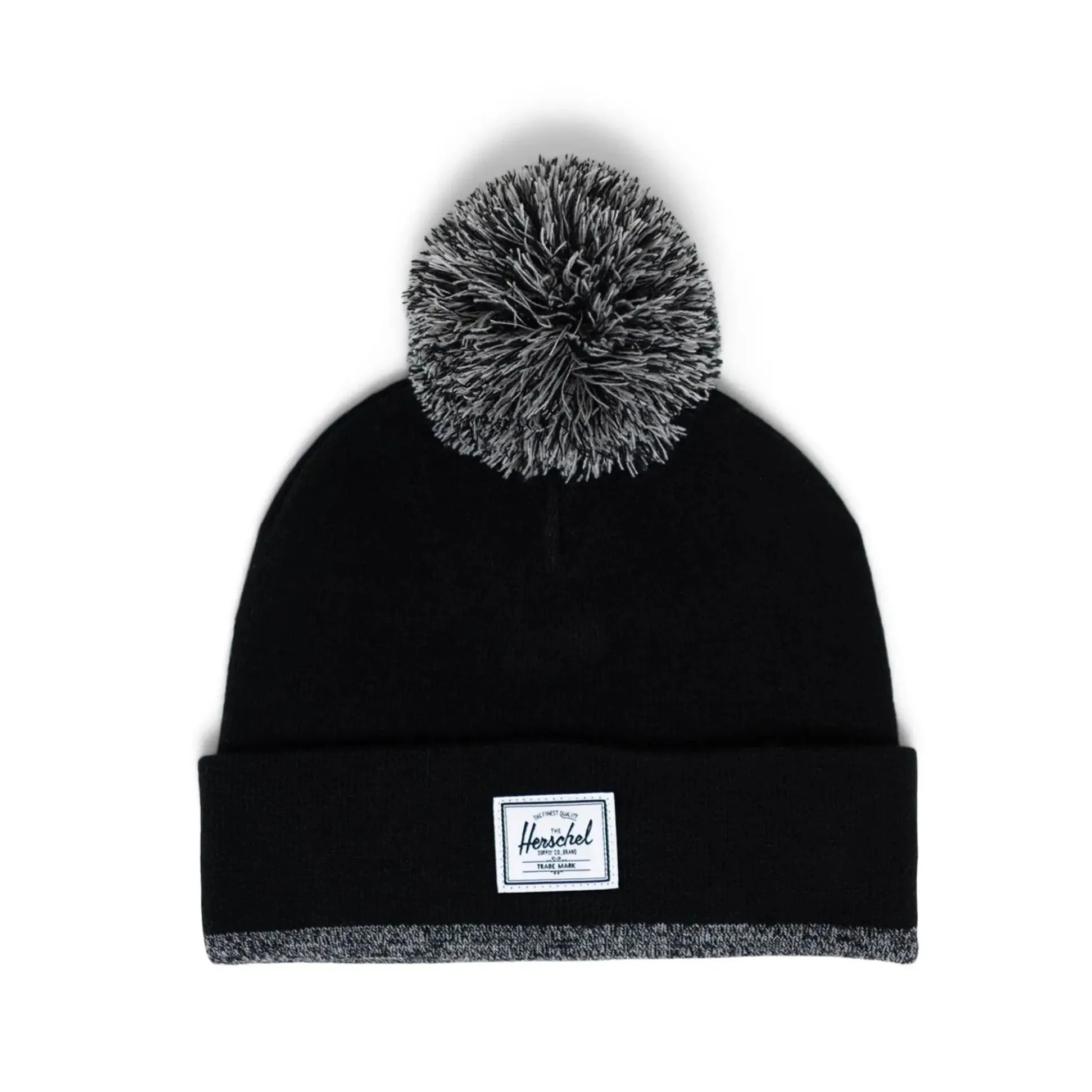 Herschel Black Elmer Pom Beanie