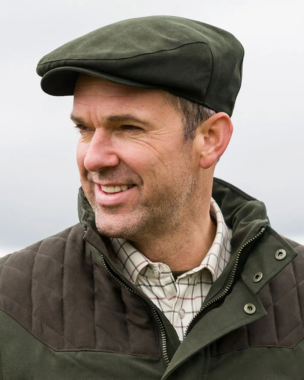 Hoggs of Fife Kincraig Waterproof Tweed Flat Cap