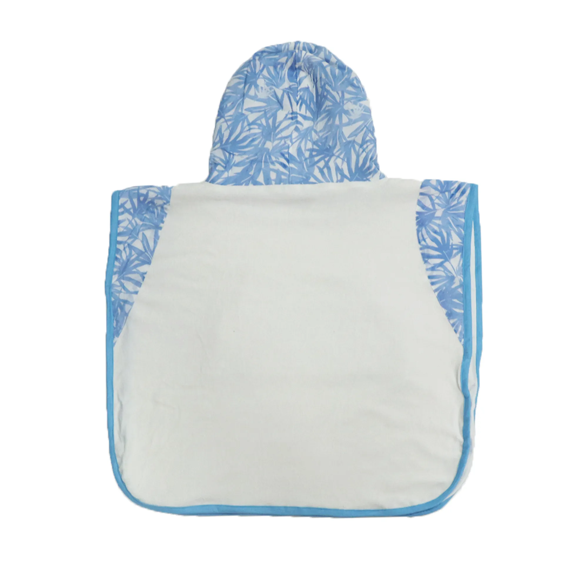 Hooded Poncho Towel - Feather Blue