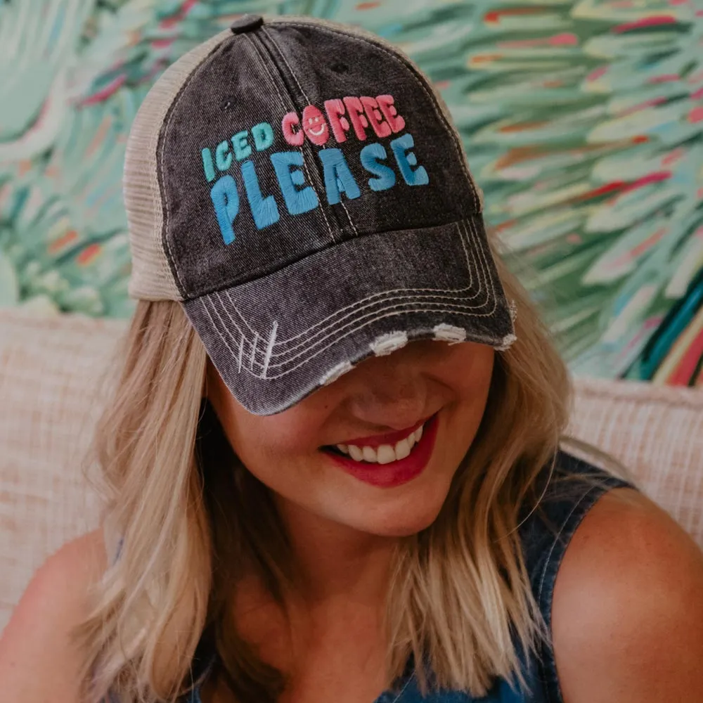 Iced Coffee Please Wholesale Trucker Hat