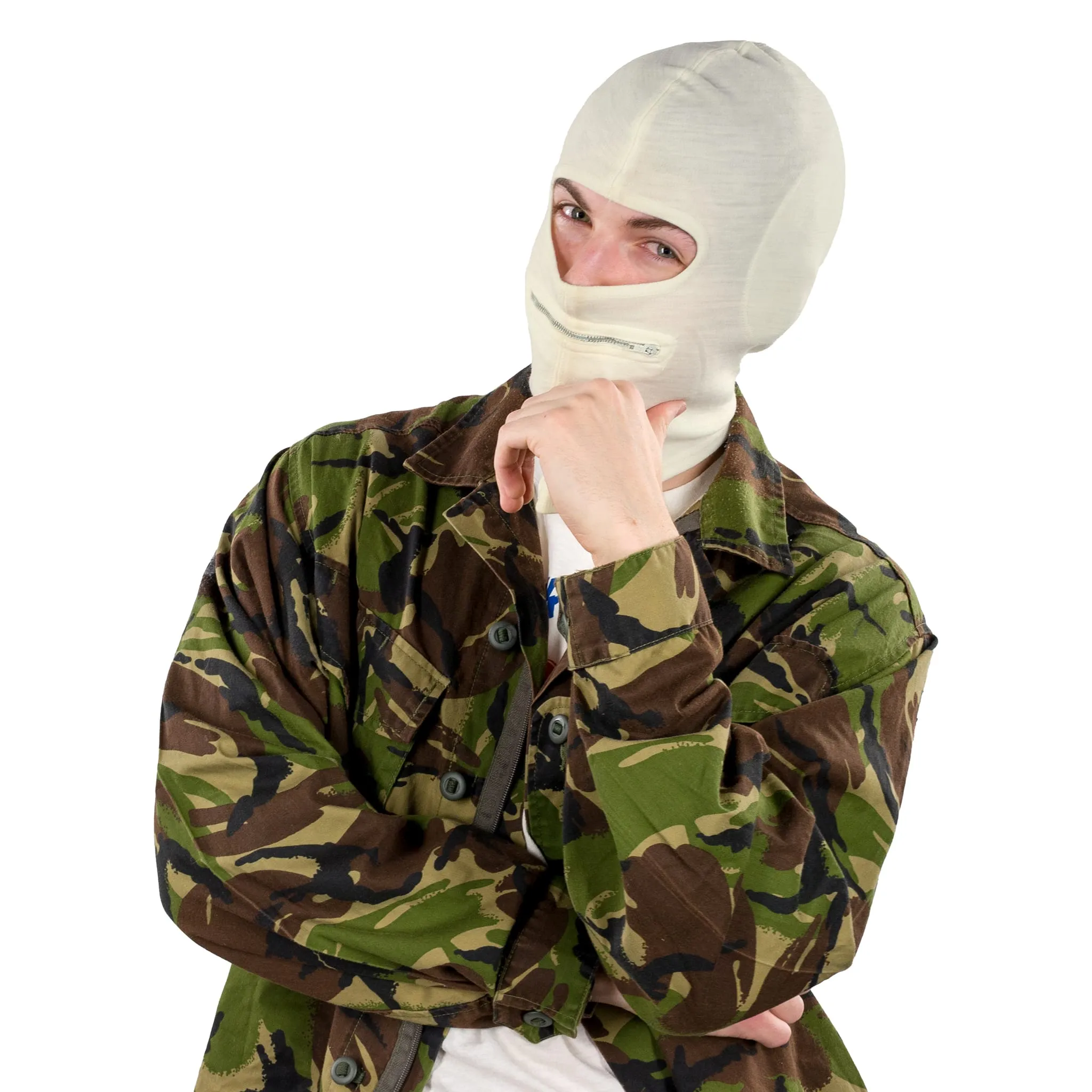 Italian White 'Alpini' Balaclava