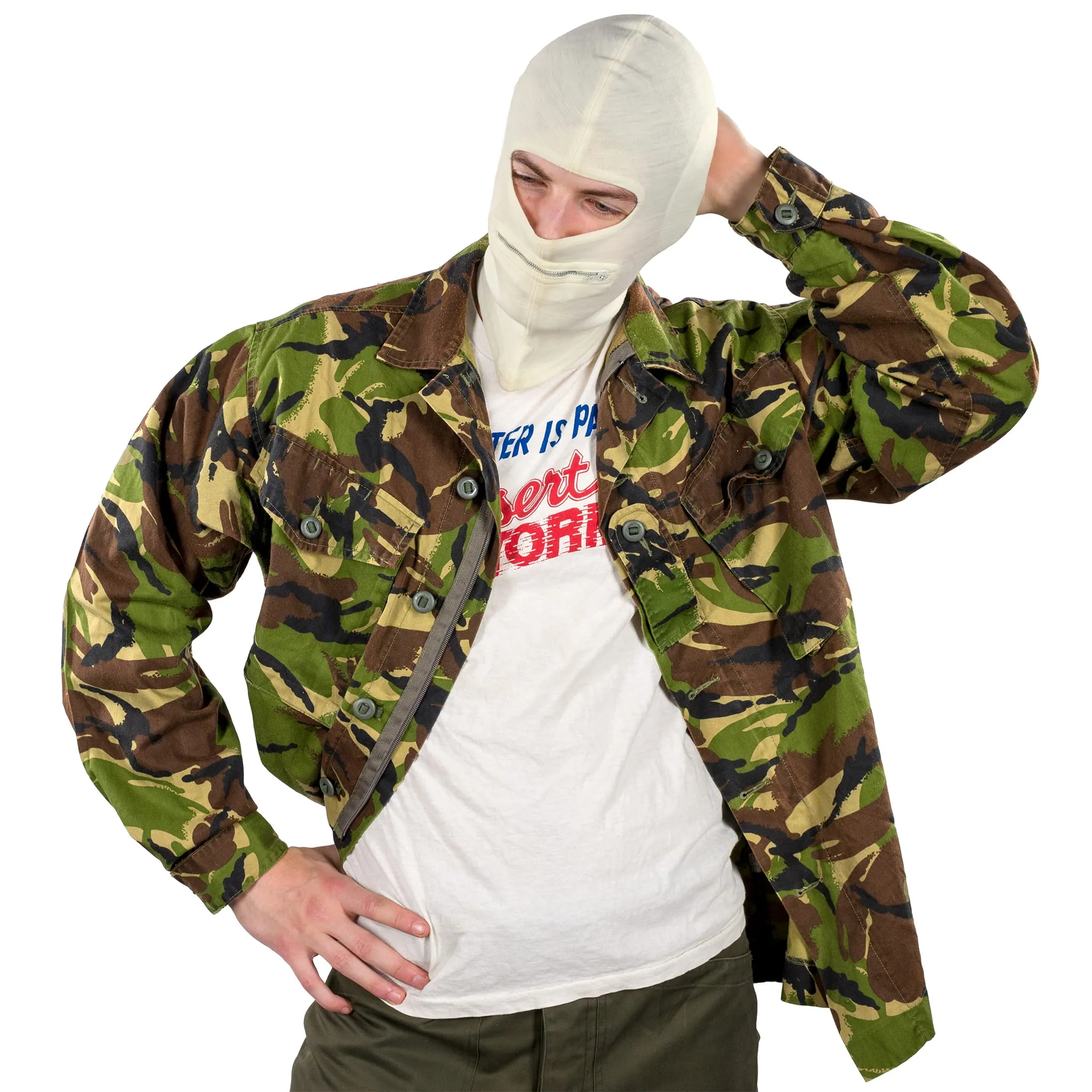 Italian White 'Alpini' Balaclava