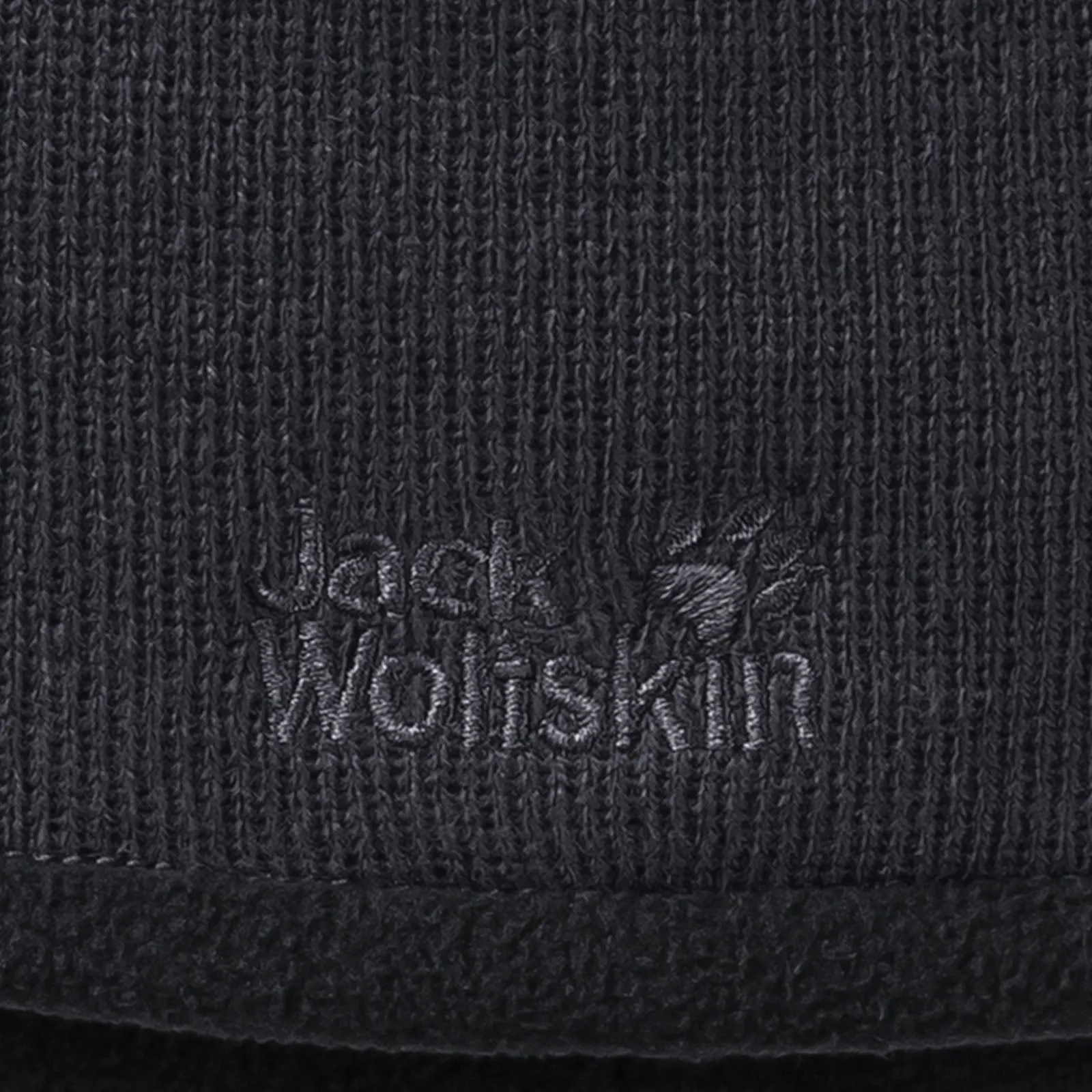 Jack Wolfskin Unisex Stormlock Logo Fleece Lined Beanie Hat