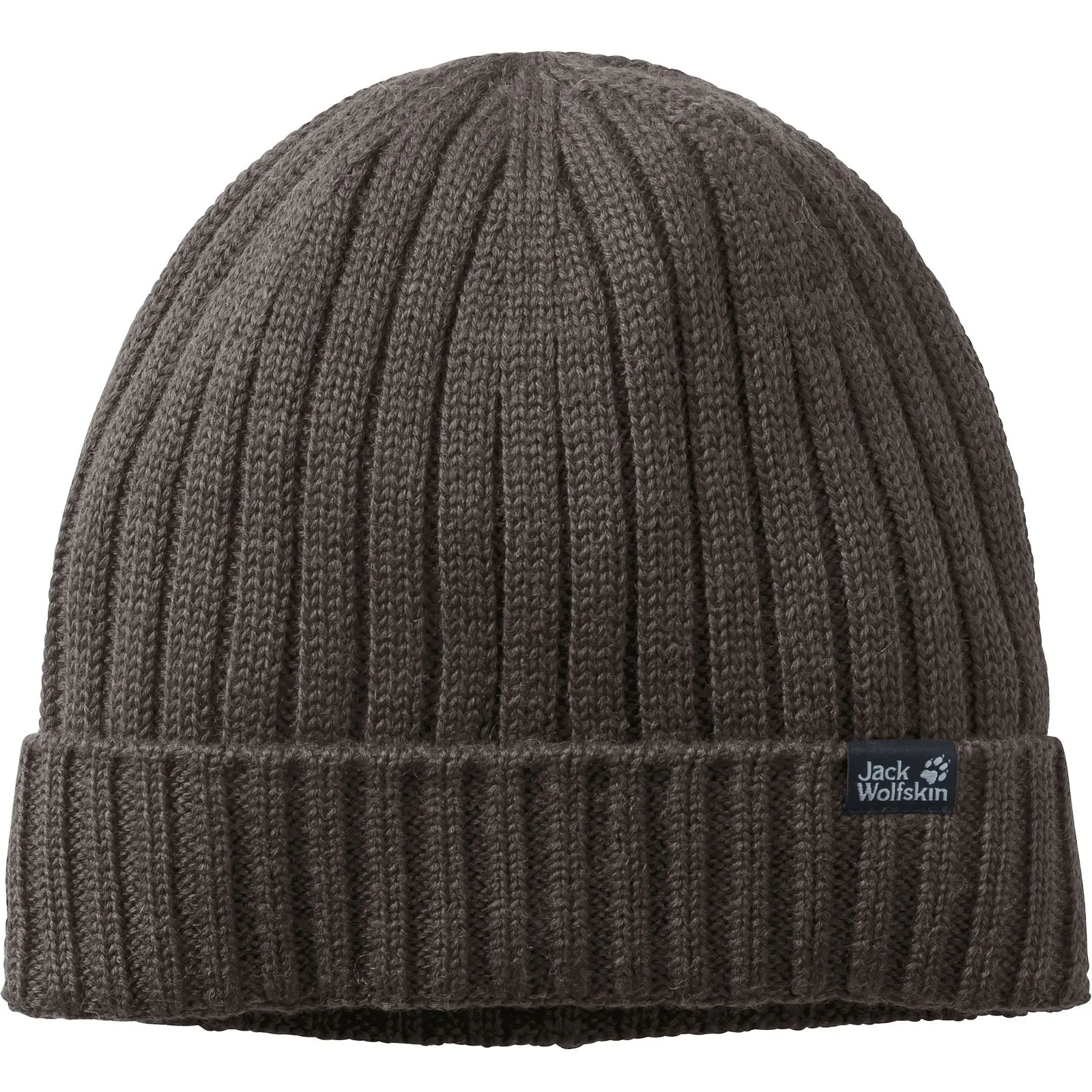 Jack Wolfskin Unisex Stormlock Windproof Fleece Lined Beanie Hat - Brownstone