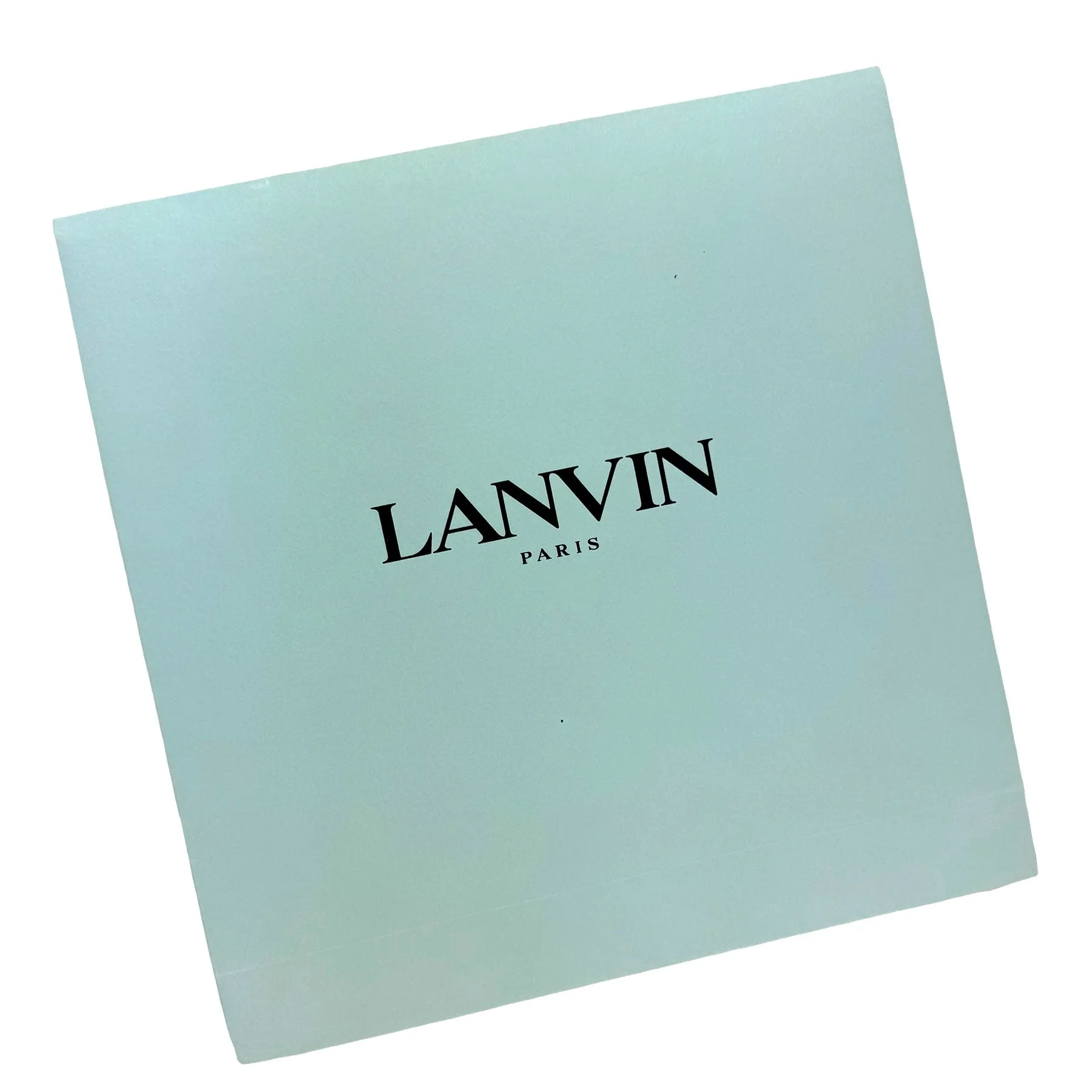 Lanvin Scarf Seafoam Island Design - Extra Large 55 Inch Square Wrap SALE