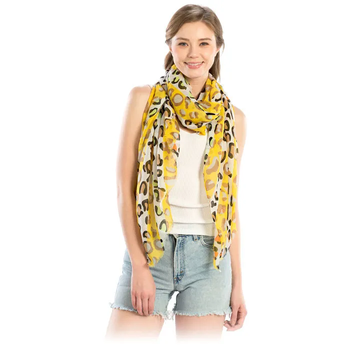 Leopard Lightweight Scarf