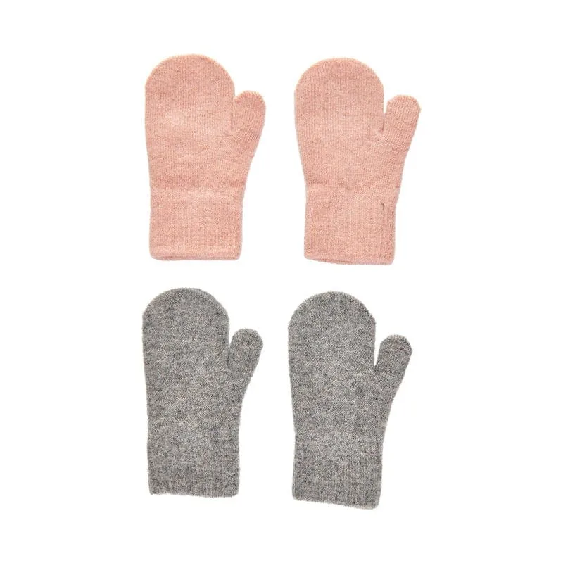 Magic Mittens Wool Blend 2 Pack: Misty Rose