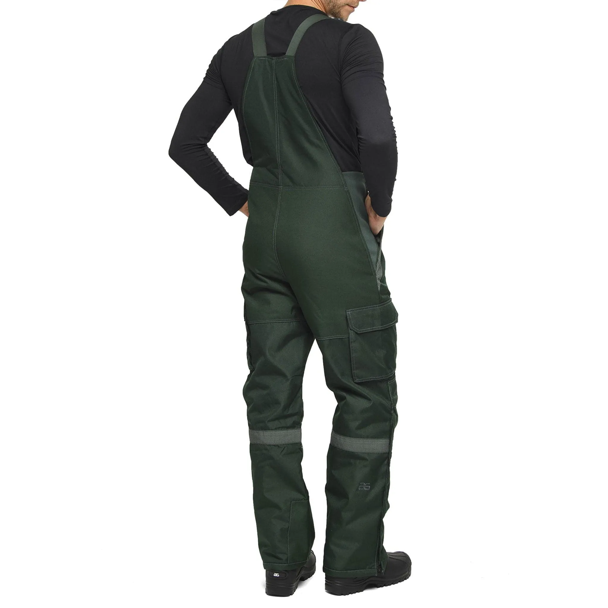 Men's Overalls Tundra Bib With Added Reflective Visibility