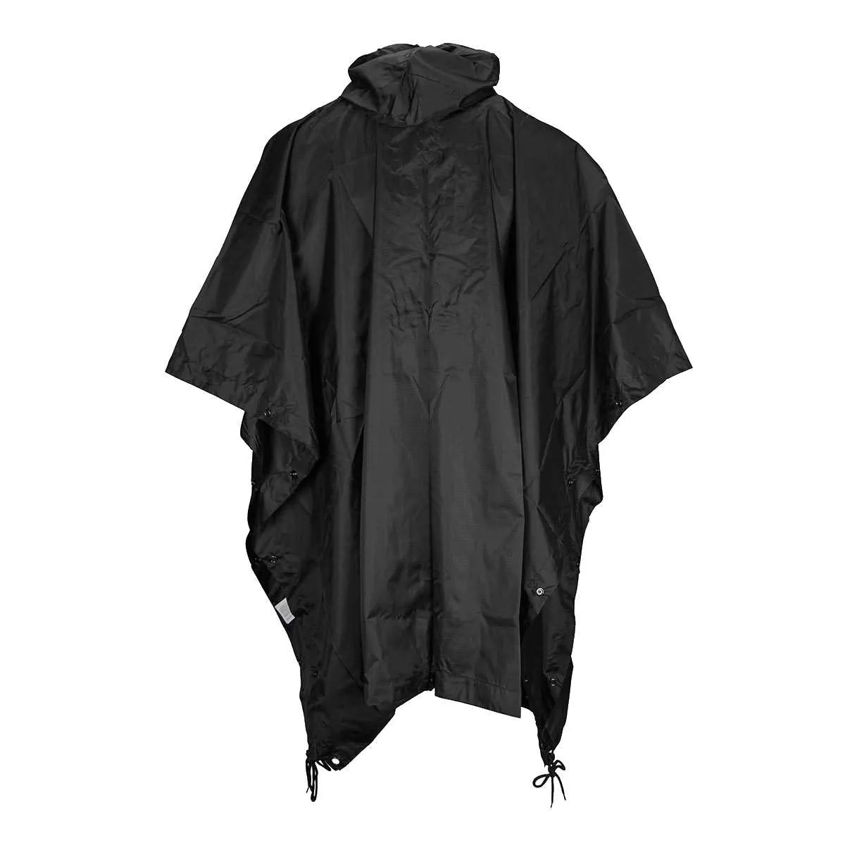 MFH Waterproof Ripstop Poncho Black