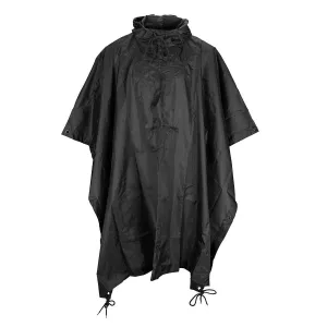 MFH Waterproof Ripstop Poncho Black