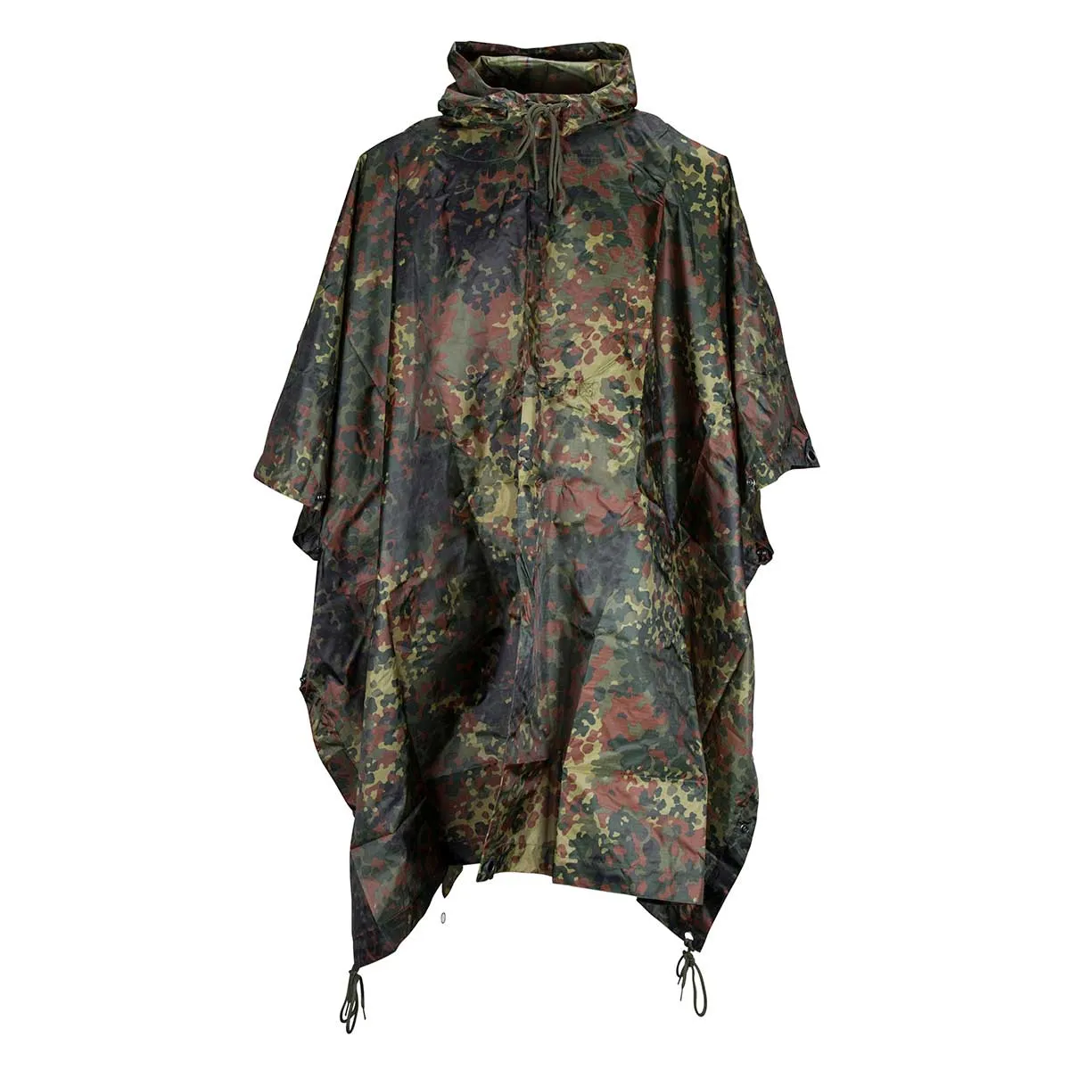 MFH Waterproof Ripstop Poncho Flecktarn