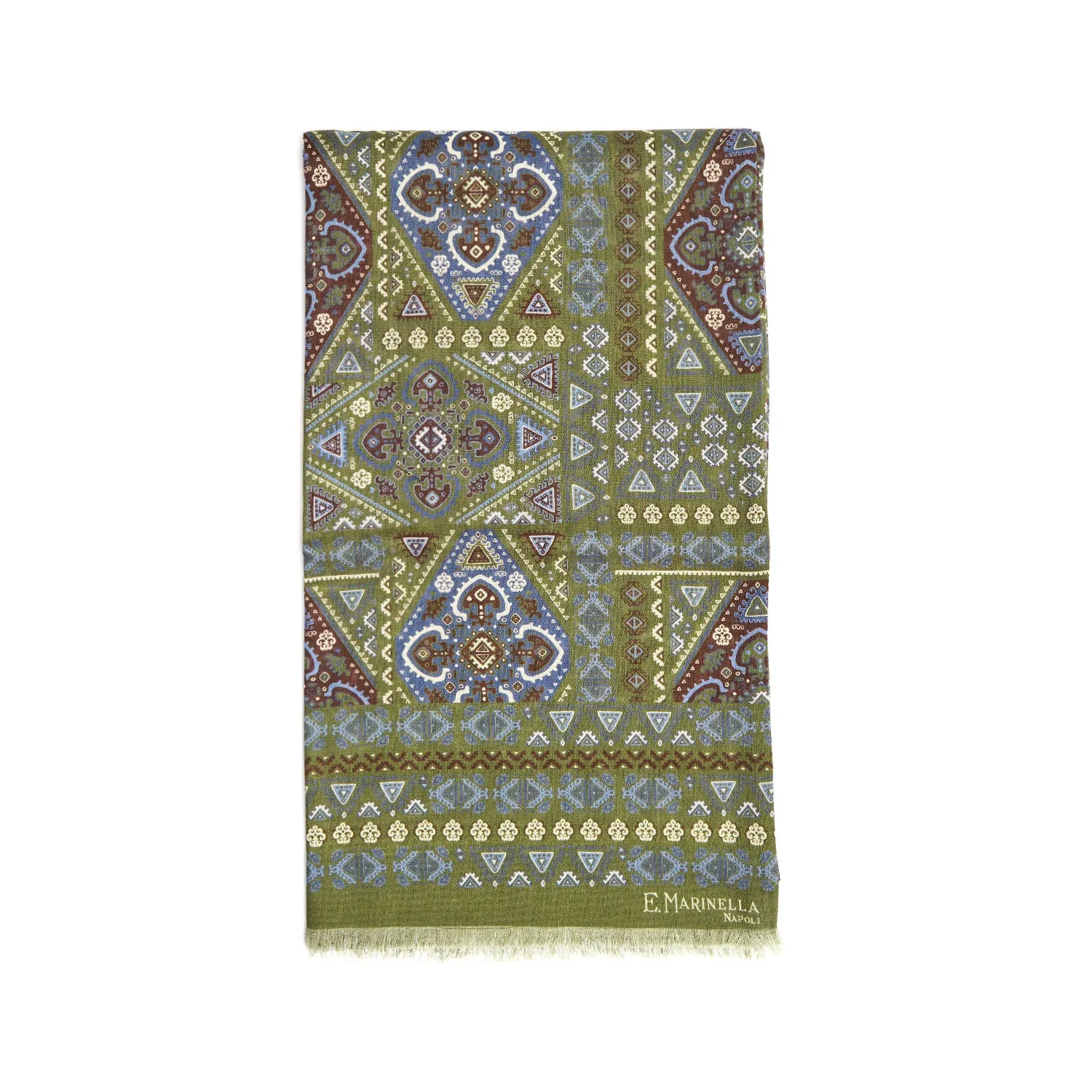 OLIVE GREEN TUBOLAR SCARF