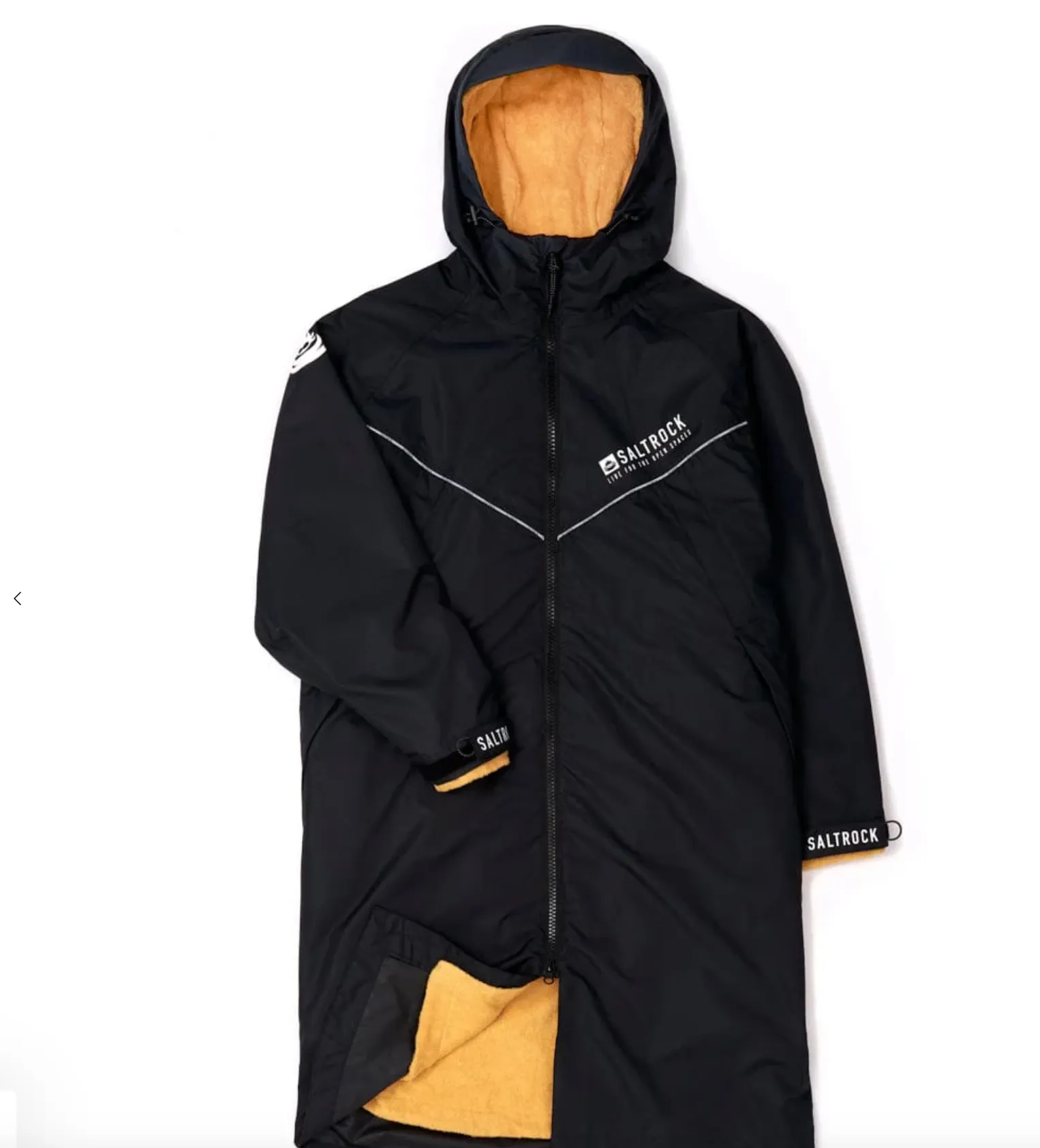 Saltrock 3 In 1 Recycled Changing Robe - Black/Yellow