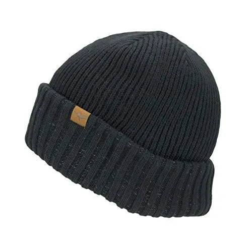 Sealskinz Cold Weath Roll Cuff Beanie Black