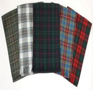 Tartan Scarves, Lightweight Wool (10-11 oz)