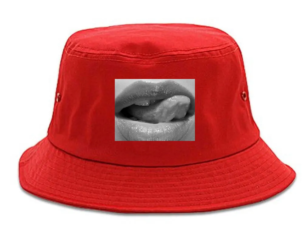 Togue Licking Lips Bucket Hat