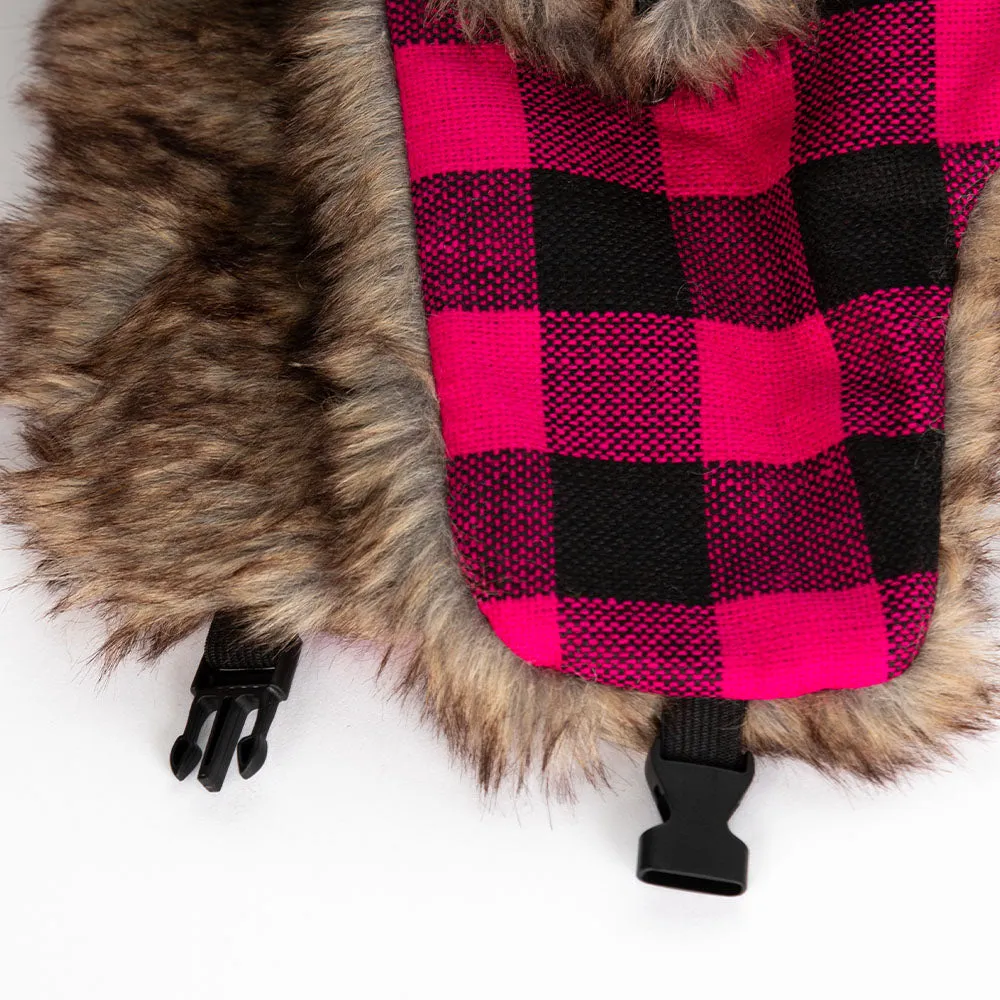 Trapper Hat | Lumberjack | Pink