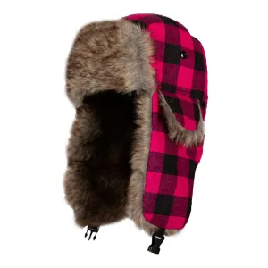 Trapper Hat | Lumberjack | Pink