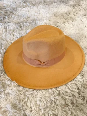 Trendy Wide Brim Side Bow Hat